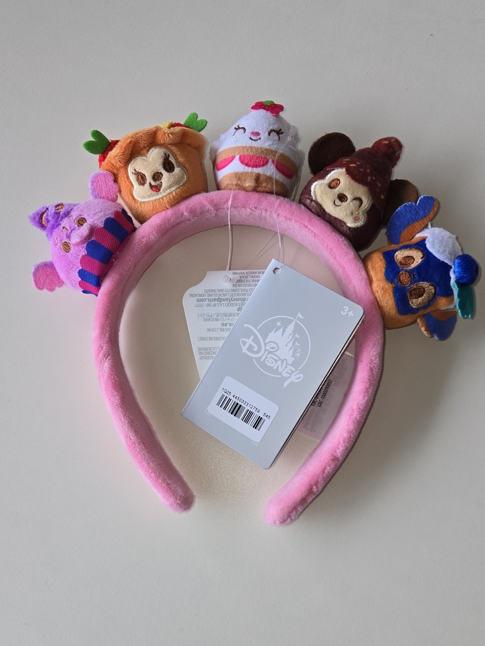 NEW Disney Munchlings Pink Plush Character Headband for Kids